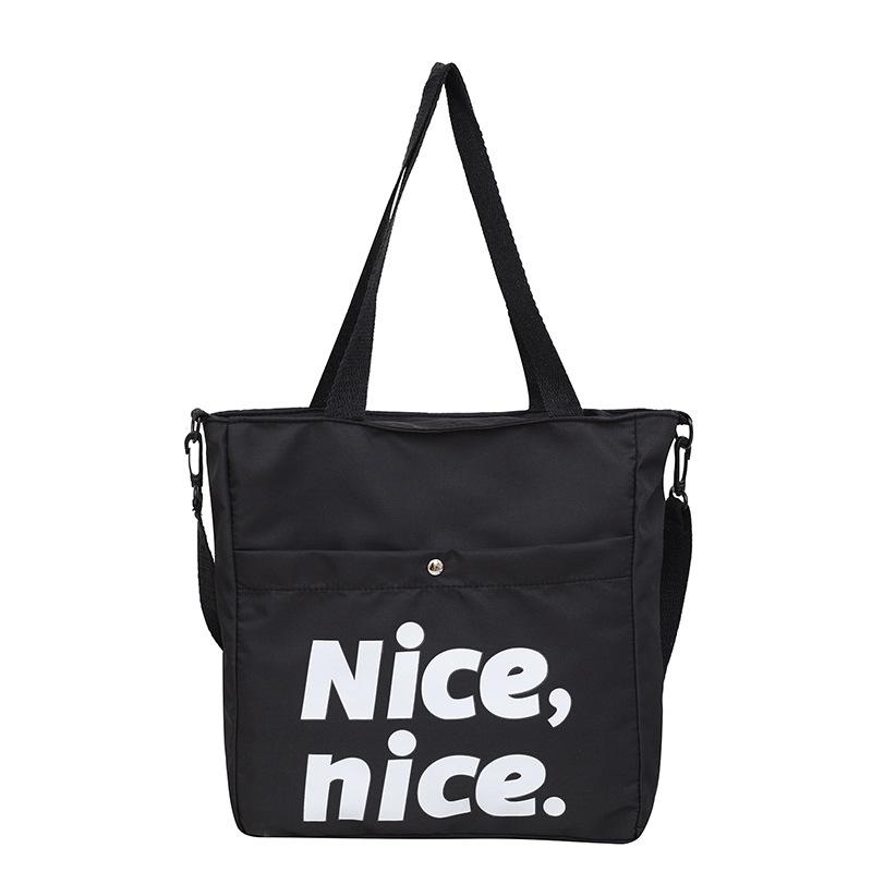 

Stylish large-capacity student tote bag, new textured handbag, trendy shoulder armpit bag. One Size