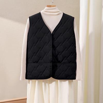 OEING Women's Slim Fit Quilted Wool Vest