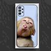 Чехол для телефона с мемом 'Обезьяна пьет Capri-Sun' для Samsung Galaxy A13, A21s, A22, A31, A32, A52, A53, A71, A80, A91, Мягкий черный чехол