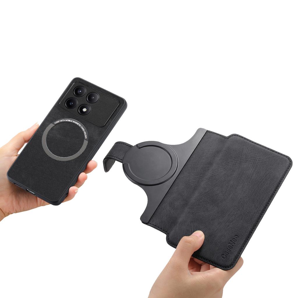 For Xiaomi Redmi K70 Pro 5G/K70 5G/Poco F6 Pro 5G Magnetic Case CASENEO Detachable Leather Phone Wallet Cover