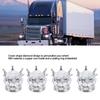 4PCS Chrome Crown Tire Valve Stem Caps Crown Diamond Car Wheel Tire Valve Caps  Cars,Trucks,Bicycles