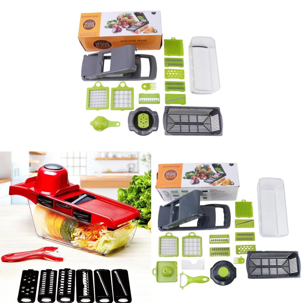 Modern Kitchen Multifunction Vegetable Slicer With Easyclean Design For Food Prep