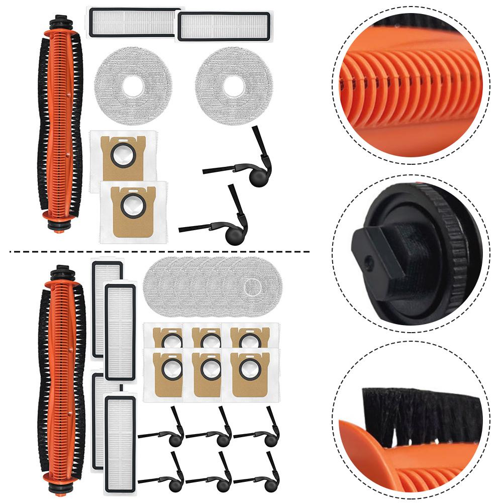 Replacement Filters, Main Brush, Dust Bag, Mop, And Filter Kit For Xiaomi 5/OV31GL Vacuum Cleaners (9/23pcs)