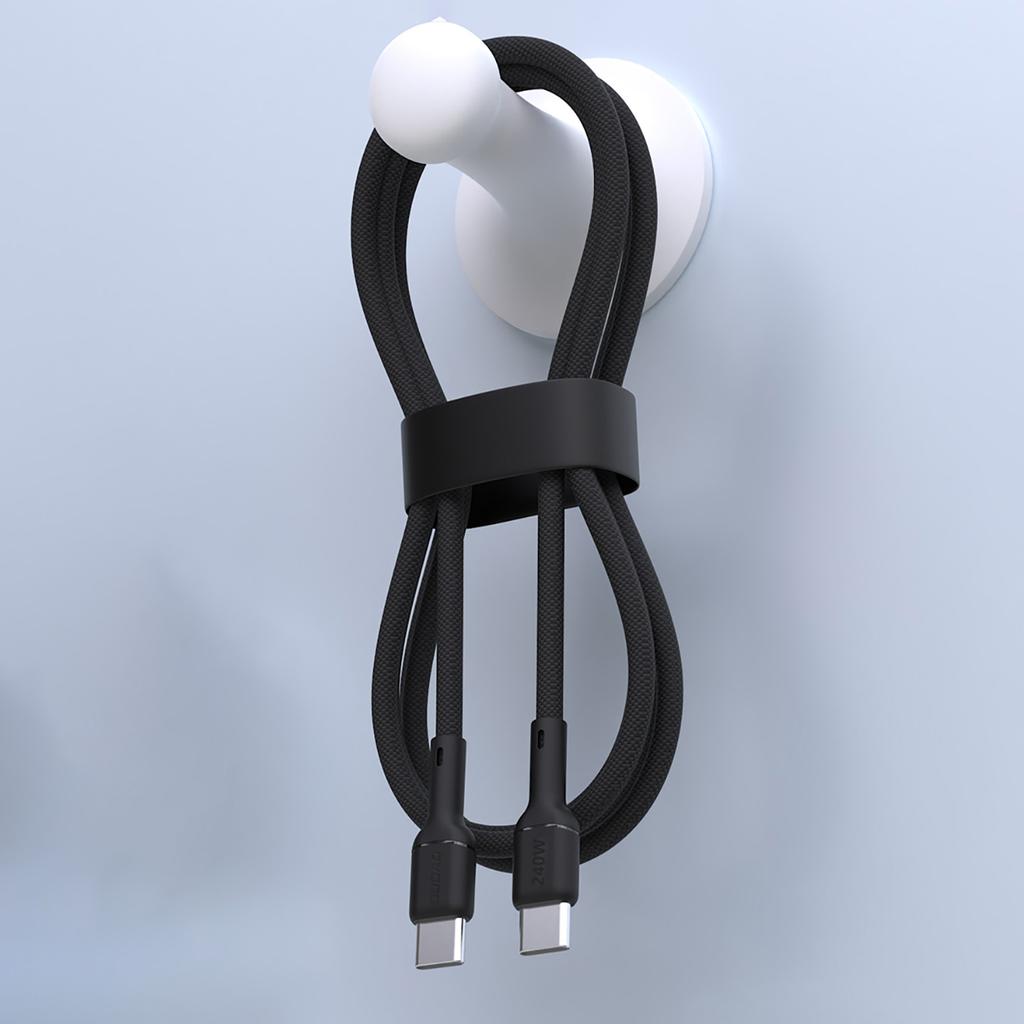 Kabel przewód USB-C PD 240W 2m - czarny
