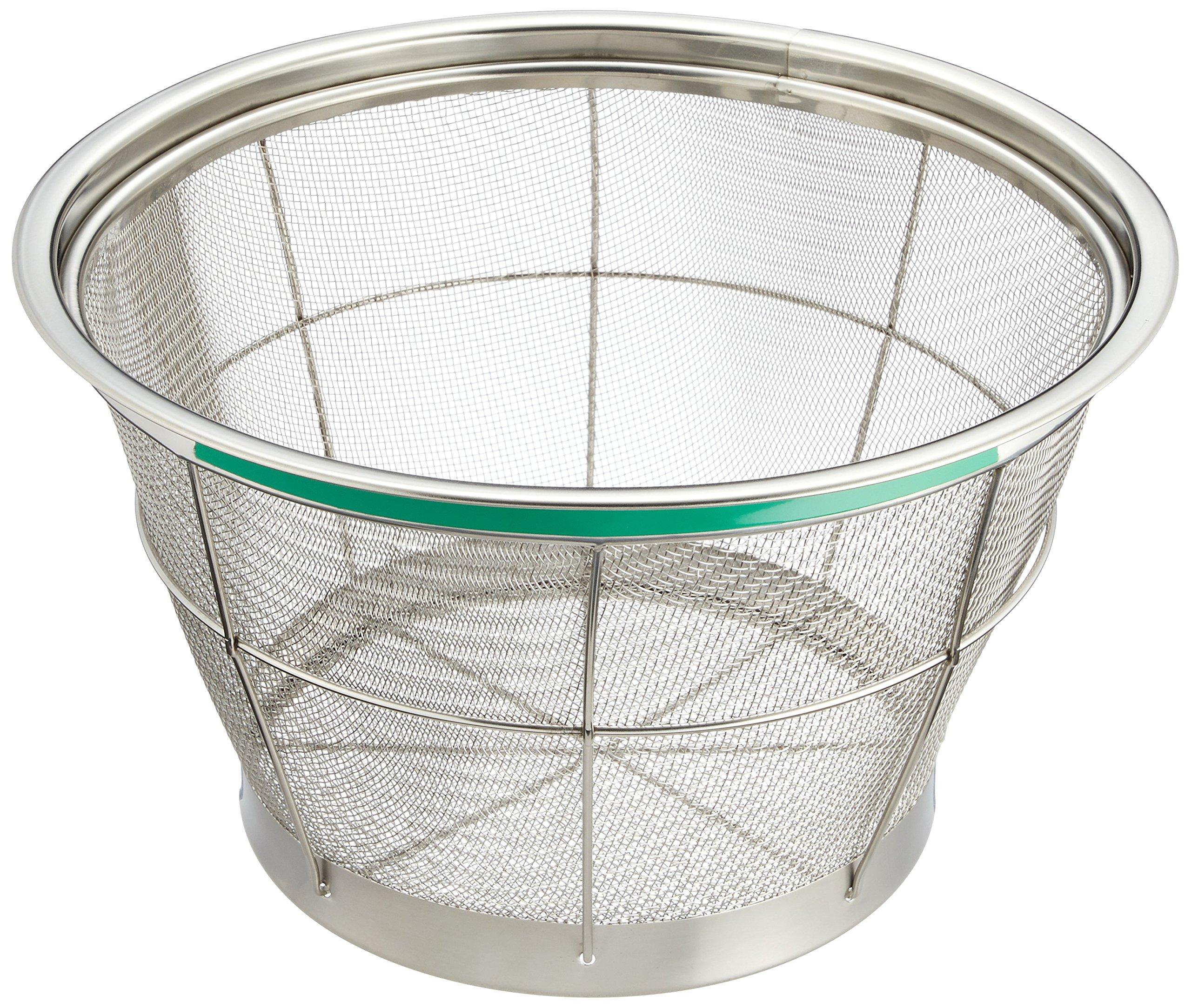 

Endo Shoji Commercial TKG New Mammoth Color Глубокий дуршлаг, 30 см, Зеленый, Нержавеющая сталь, Сделано в Японии, AZL4808