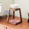 Watchget Coffee Dripper Stand, Wooden Dripper Holder, Coffee Drip, Hand Drip Coffee, Coffee Supplies (Stand Only)