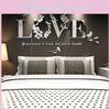 Versatile And Timeless Home Decor 3d Mirror Love Wall Stickers For Any Room