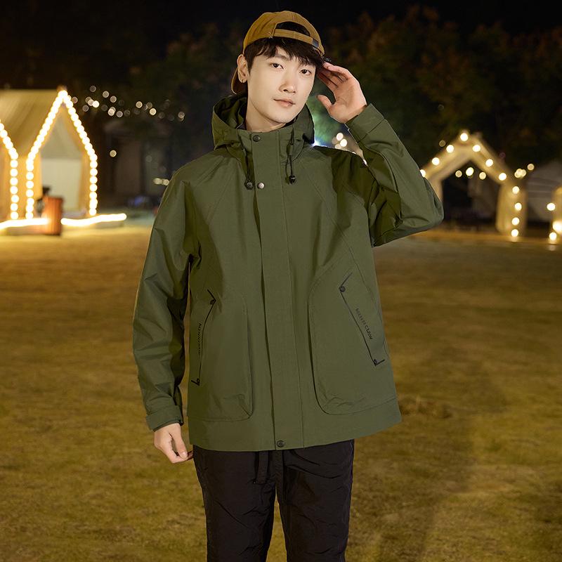 

Весна 2025 Мужская и женская водонепроницаемая ветровка с капюшоном, куртка для пары 4XL