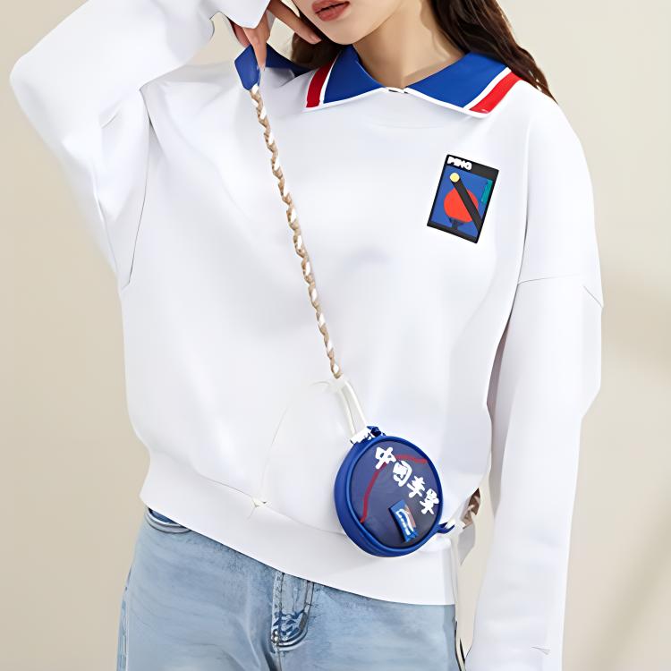 New LiNing Sports Fashion Collection Fabric Shoulder Bag Crossbody Bag Regular Unisex Blue ABDR054-2