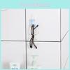 Adhesive Plastic Hooks Wall Mounted No Drill Installation Modern Decor Home