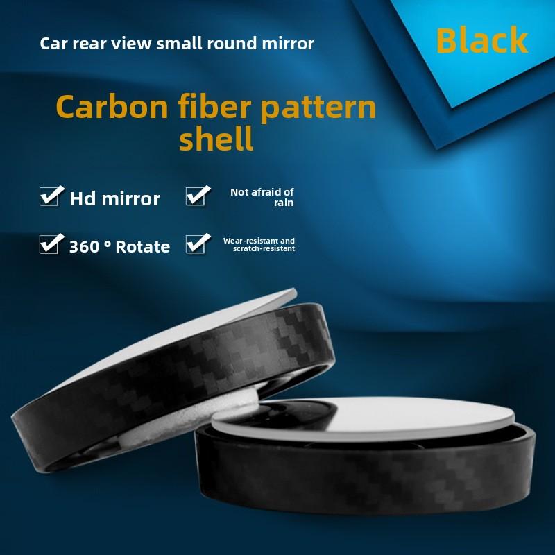 Car Reversing Small Round Mirror,Reversing Parking Auxiliary Mirrors,Wide-angle Convex Surface Rearview Mirror Blind Spot Mirror