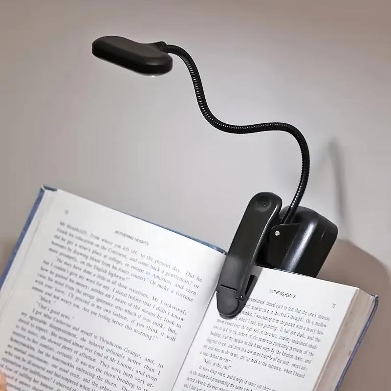 Mini Portable LED Book Light Eye Protection Reading Lamp Flexible Adjustable No Battery Learning Desk Lamp Easy Clip Night Light