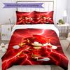 Conjunto de Roupa de Cama Sonic com 3 Peças Capa de Edredom com Fecho Inclui 1 Capa de Edredom e 2 Fronhas, Macio e Confortável para Todas as Estações.