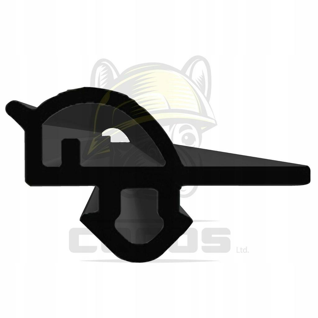 Seal for PVC Windows S-1900 VEKA BLACK 1m