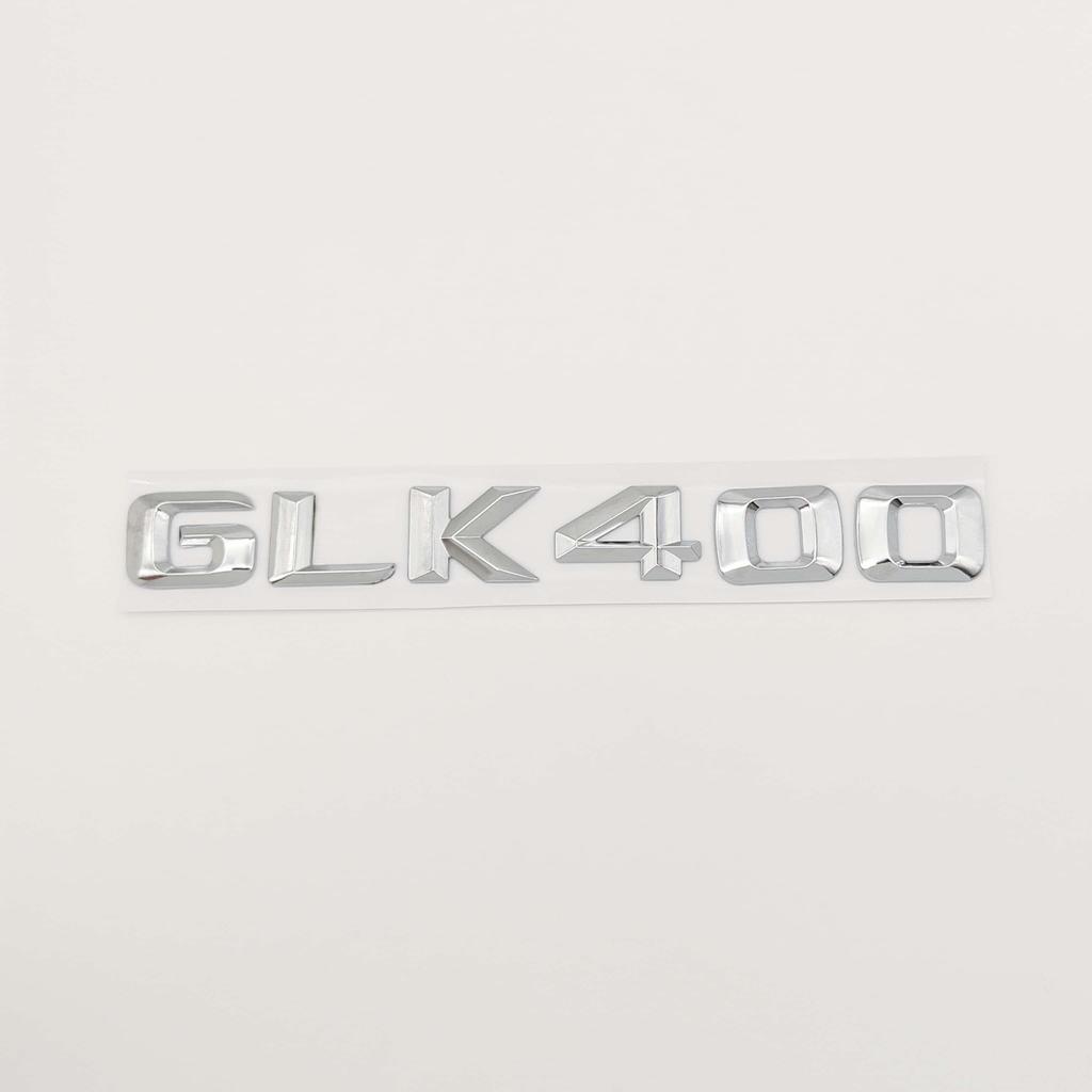1pc 3d ABS GLK 260/300/350/400 Badge Sticker Car Rear Trunk Emblem Decal High-Quality Accessories