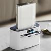with 100pcs Flosses Electric Floss Stick Holder Automatic Up Floss Dispenser Teeth Stick Case  Home