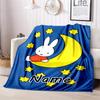 Miffy London Custom Name Blanket Suitable All Seasons Soft Comfortable Sofa Office Home Blanket Soft And Comfortable Camping Trip