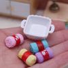 Dollhouse OB11 Mini Wool Sewing Scene Props and Accessories