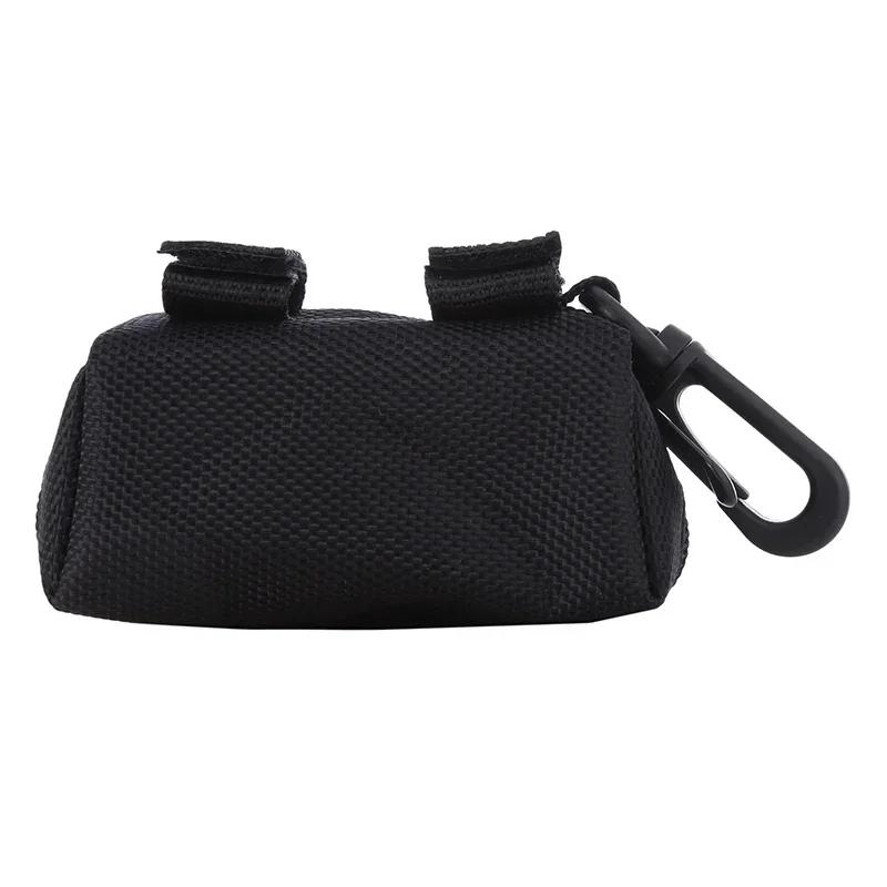 Portable Dog Poop Bag Dispenser Waterproof Oxford Fabric Auto Lock Zipper Biodegradable Hdpe Hands Free Holder For Jogging Hikin