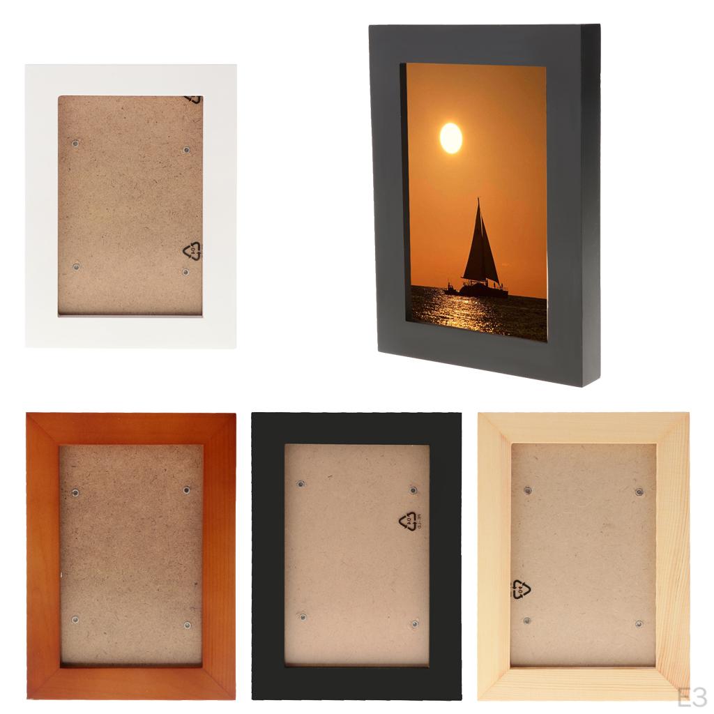 Simple Wooden Picture Phote Photo DIY Decoration