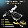 Fast Speed 2.5 Gigabit Ethernet PCIE Networking Card, RJ45 LAN Adapter for Desktop, Windows10/11