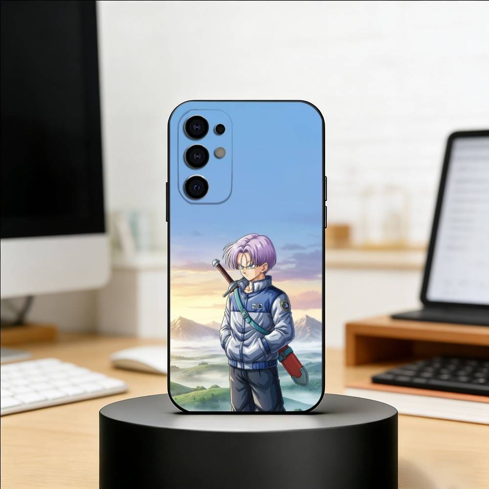 Dragon Ball Trunks Phone Case For Samsung S25,S24,S21,S22,S23,S30,Ultra,S20,Plus,Fe,Lite,Note,10,Black Cover