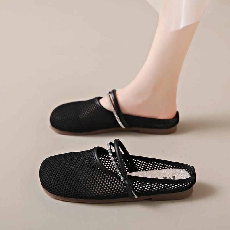 

Летние тапочки для беременных Cloud Cushion Slides — дышащая сетчатая домашняя обувь с закрытым носком, сверхмягкие слипоны для комфорта беременных и расслабляющих вечеров 40 чёрный