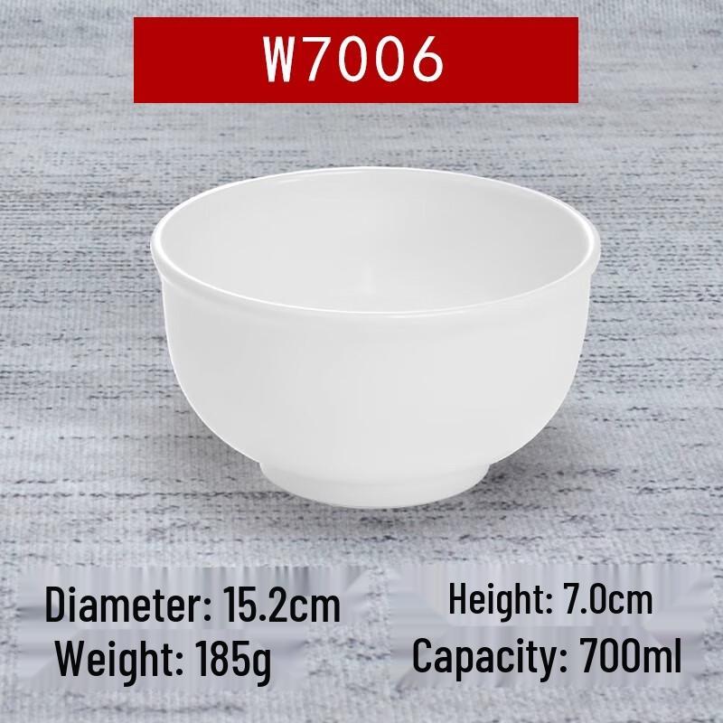AVADEN Melamine Dining Bowls - Set of 10