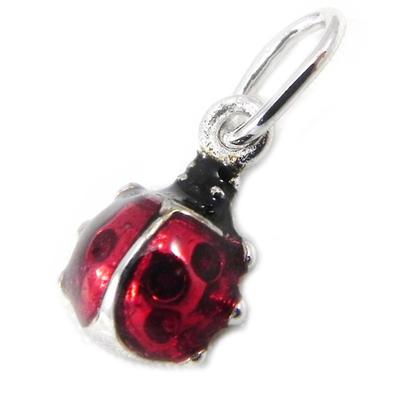 [G8812] - Silver 'Ladybug' Pendant