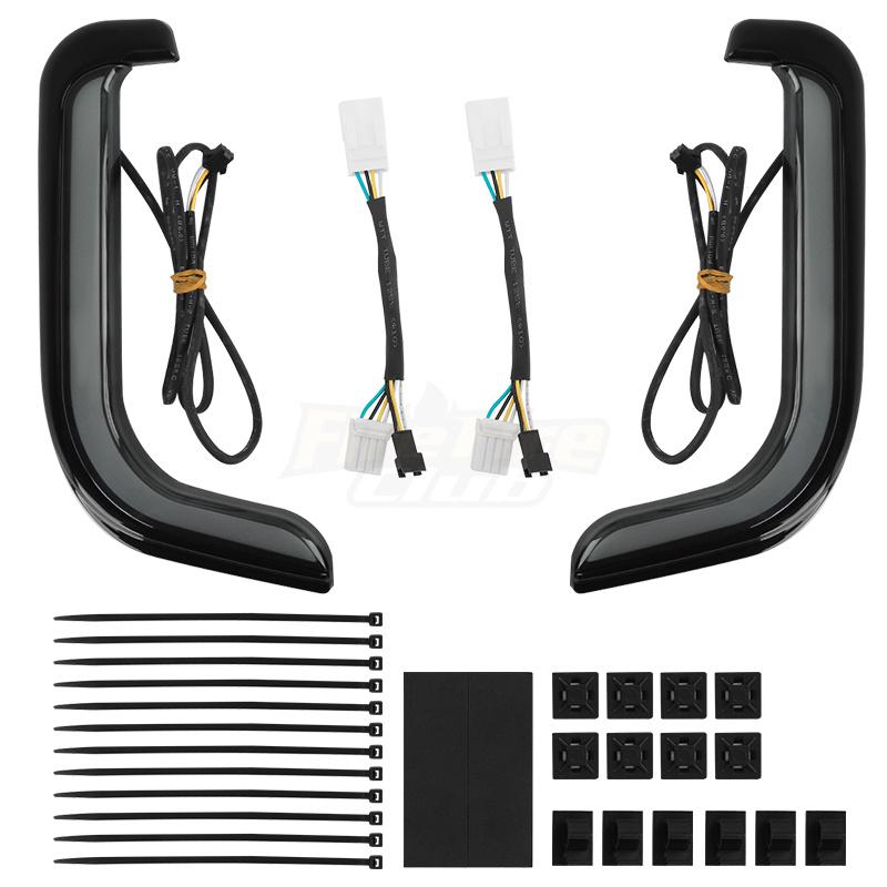 

Мотоциклетный светодиодный указатель поворота, нижние решетки обтекателя для Harley Touring Street Electra Glide Road Glide 1996-2013