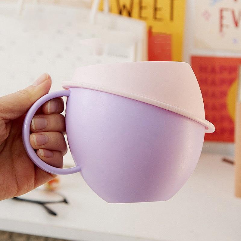 Cartoon High-value Mouthwash Cup Cute Dopamine Planet Toothbrush Cup Large Capacity Household Tooth Cup Student Wash Cup/