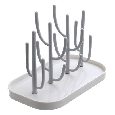 Krovat Baby Bottle Rack, Baby Bottle Stand, Drying Rack, Sterilizer, Bottle Holder, Drainer, Ash