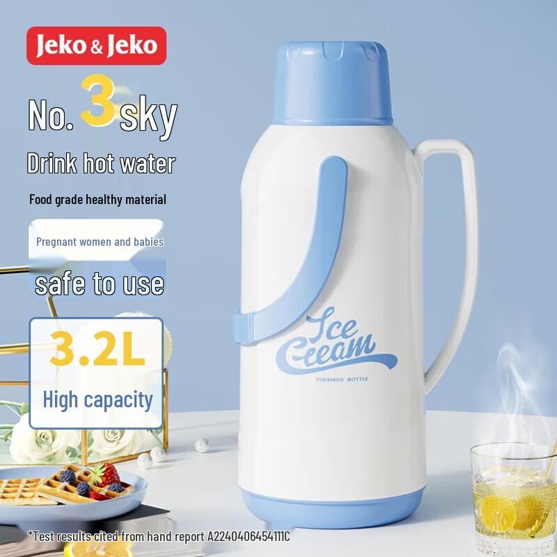 Термокувшин JEKO&JEKO 3,2 л со стеклянным покрытием