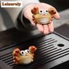 Creative Small Crab Yixing Purple Clay Tea Pet Luxury Te Games Toys Tea Spirit Tea Figurine Tea Ceremony Zisha Tea Statue Gift