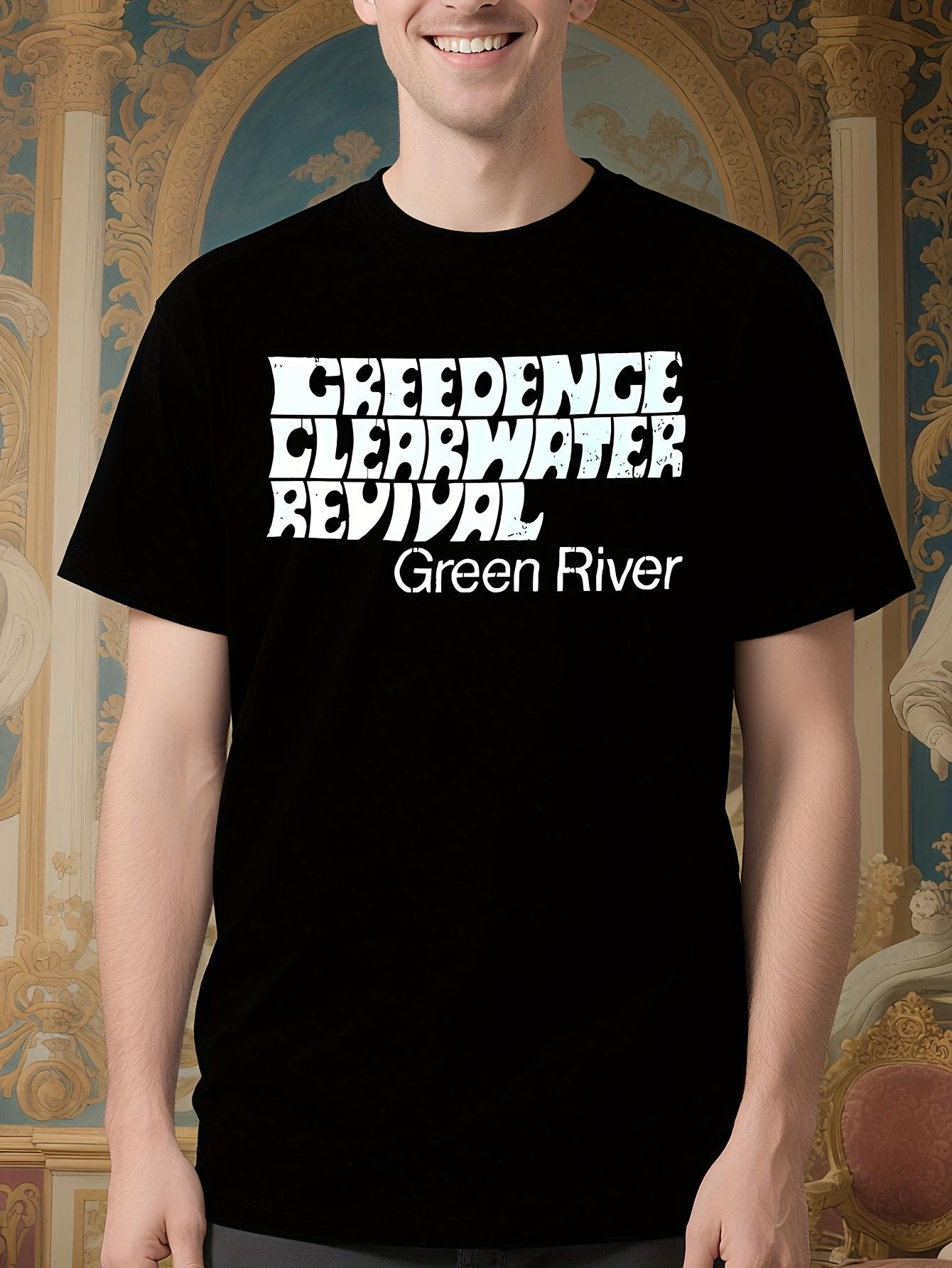 Vintage Creedence Clearwater Revival Green River Album Ts... XL