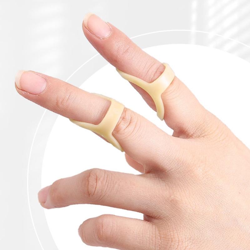 5 Pcs Reusable Oval Finger Splints Finger Support Brace Stabilizers Triggers Finger Splints for Broken Straightening