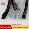Old Style Aluminum Alloy Door/Window Glass Rubber Seal Strip – 90G/73/70, Shockproof & Waterproof