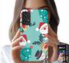 Samsung A52 / A52S Tok - Mikulás, Rénszarvas, Hóember Karácsonyi Mintákkal