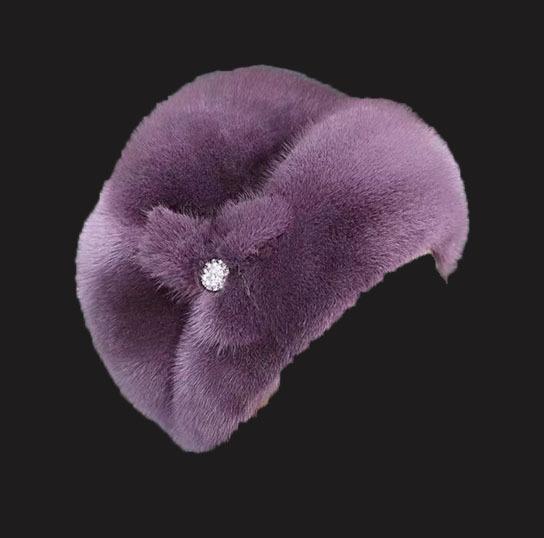 Children's autumn and winter foreign style imitation mink hair grandma hat warm fashion old lady headhat