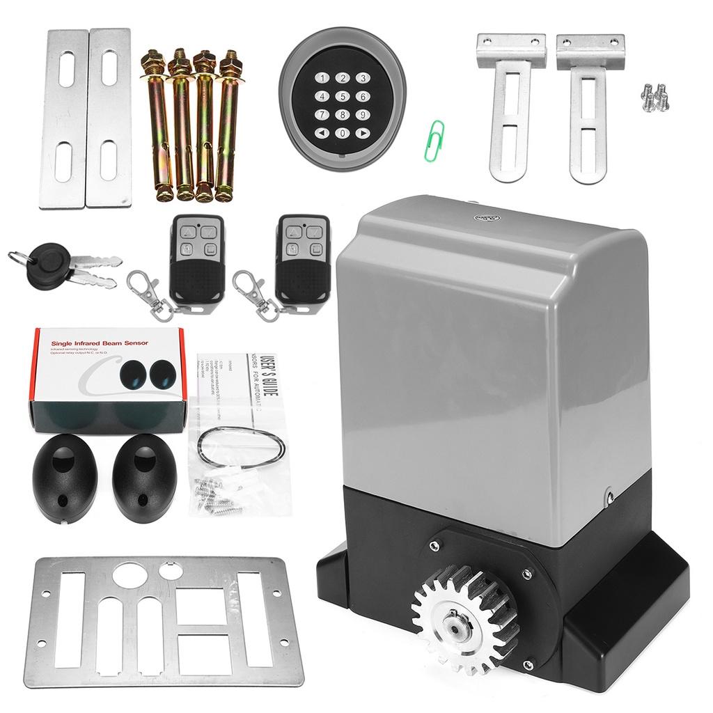 AC220V 800-1600KG Sliding Gate Operator Opener of ACDC Motor As Door Closer Engine with Safety Sensor Wifi Controller Kit