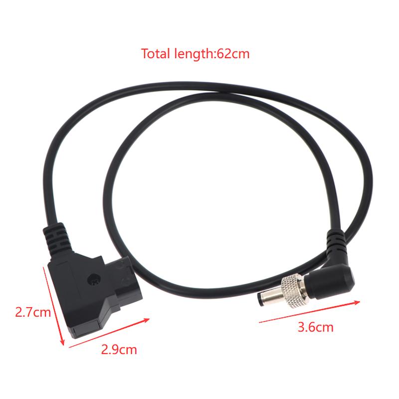 D-Tap To Locking Dc2.1Mm Dc2.5Mm Monitors Power Cable Right Angle Cable Suitable For Atomos Video Assists Monitors
