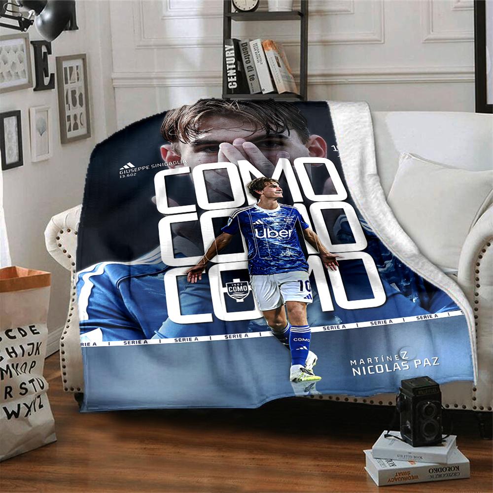 Football Player Action Blankets Flannel Printed Breathable Warm Throw Blanket for Home Office Bedspreads 0708a56