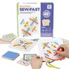 Kids Montessori Wooden Toys Rope Board Fine Motor Skill Training Puzzle Logical Thinking Social Games Early Education Aid