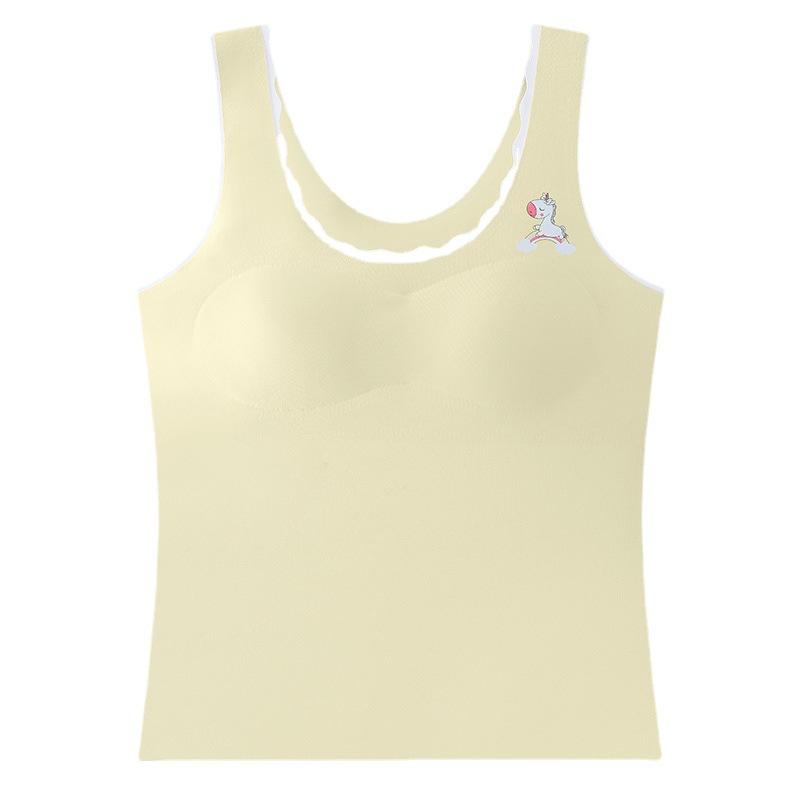 Girls Underwear Traceless Development Girls Bras Skin-friendly and Breathable Children's Underwear Vest - Years Old Girl