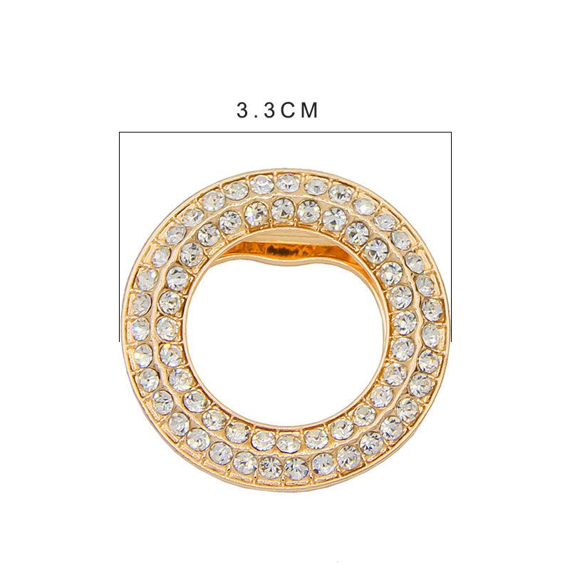 Creative Pearl Brooch Pin Dual-Purpose Silk Scarf Buckle Korean Style Simple T-Shirt Corner Knotted Buckle Corsage Pin Accessory