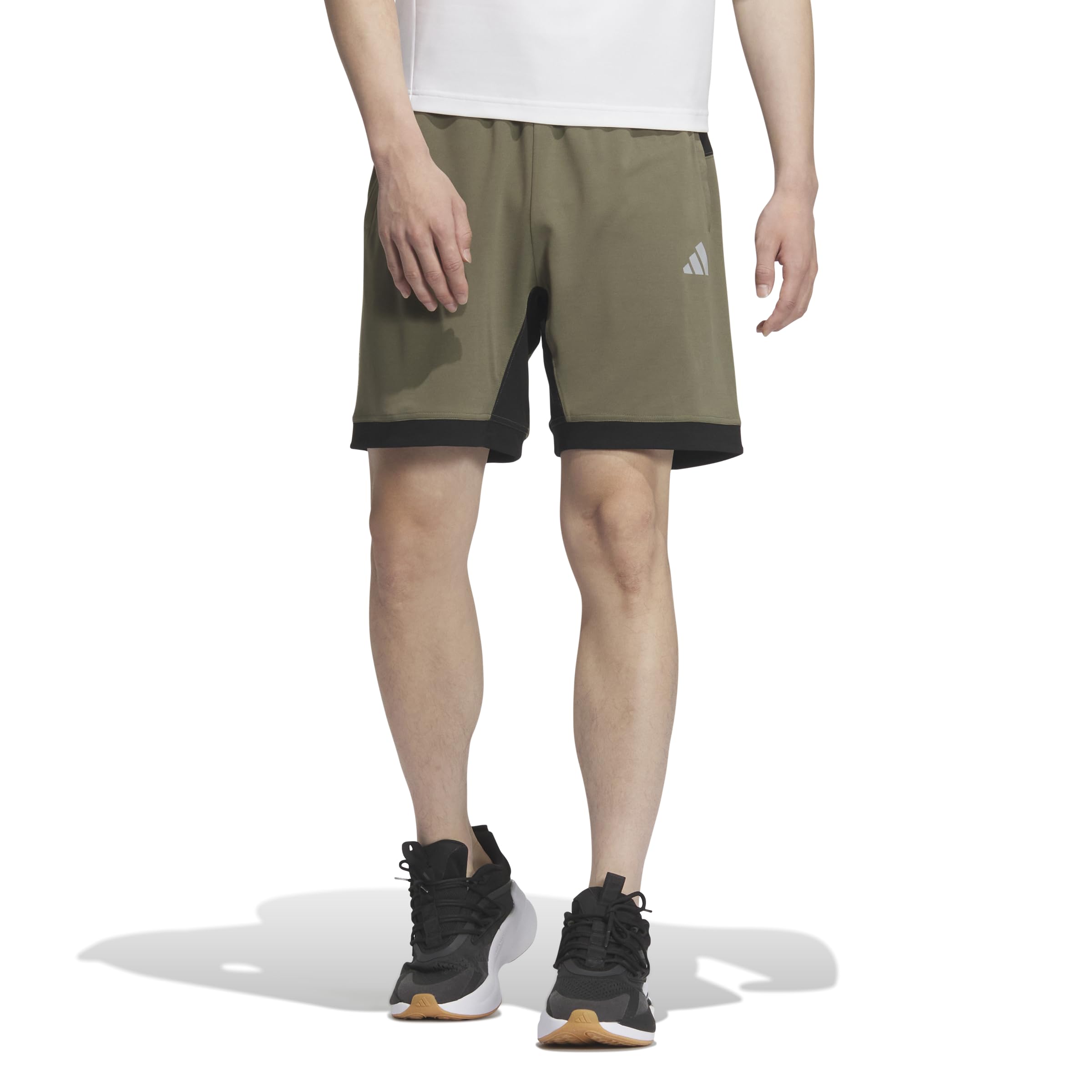 

Adidas ADPT Knit Shorts KQD50 Olive Strater Men s (JM2115) J/L