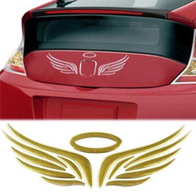 Adesivi per auto con ali d'angelo 3D, emblema distintivo, logo, decorazione