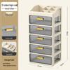 Multi-layer Desktop Organizer: Drawer-Type Storage Box for Office Supplies, Stationery, and Cosmetics