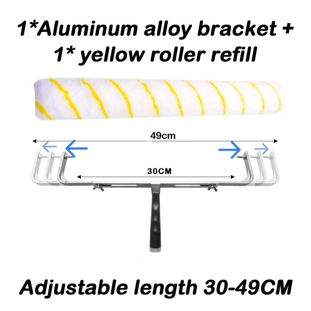 Aluminum Alloy Adjustable Paint Roller Wall Ceilings Alat Paint Brush Holder  for High Ceiling