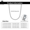 Orsa Jewels Handgefertigt Echter Ton Iced Out Zirkonia Tennisketten-Anhänger Halskette Choker Damen Herren HipHop Schmuck Sc45Mode